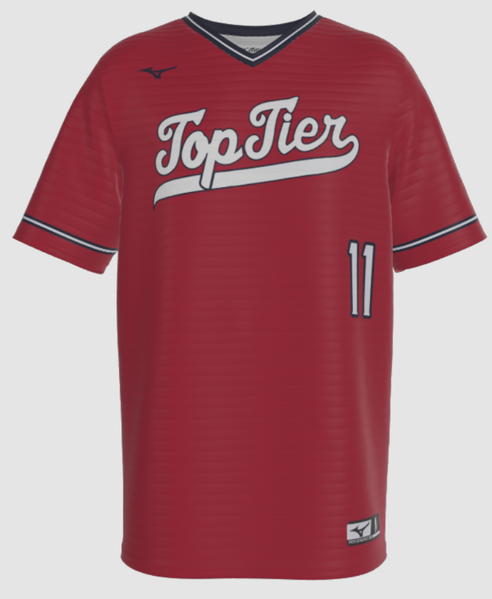 Mizuno Sublimated Jersey Top - Red