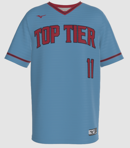 Mizuno Sublimated Jersey Top - Retro Blue