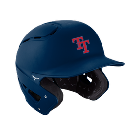 Mizuno B6 Batting Helmet with TT Logo - Navy
