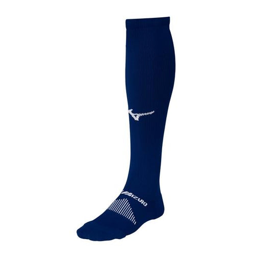 Mizuno Over The Calf Performance Socks - Navy