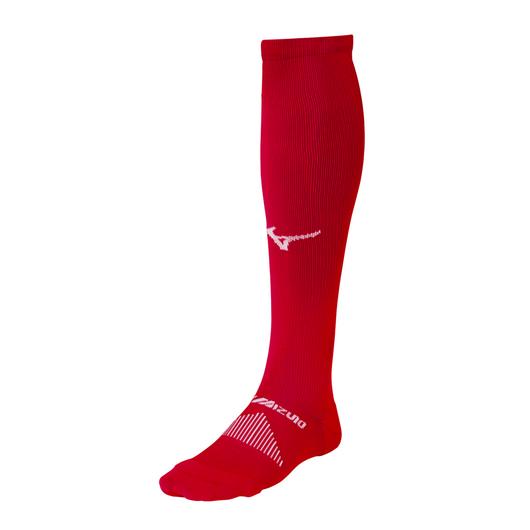 Mizuno Over The Calf Performance Socks - Red
